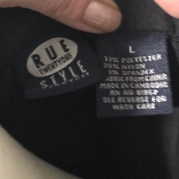 Black Rue21 Button Down Shirt - Picture 4 of 4